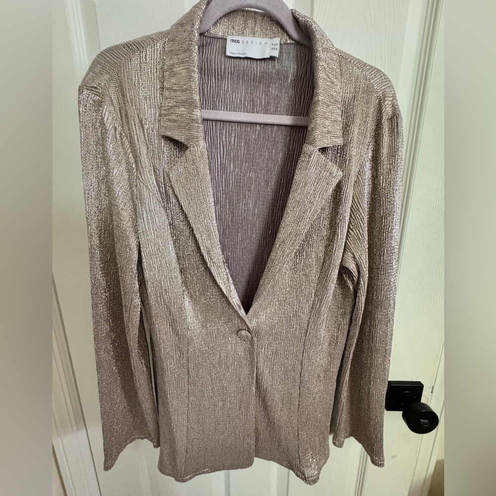 ASOS Silver Blazer - Picture 2 of 5